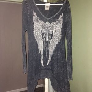 Vocal Long Sleeve Blingy Tunic